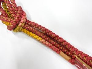 未使用品　正絹　手組帯締め